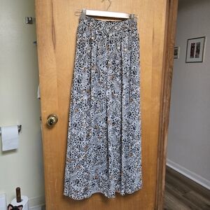 Express Rachel Zoe Stylish Black and White Monarch Butterfly Patterned Skirt